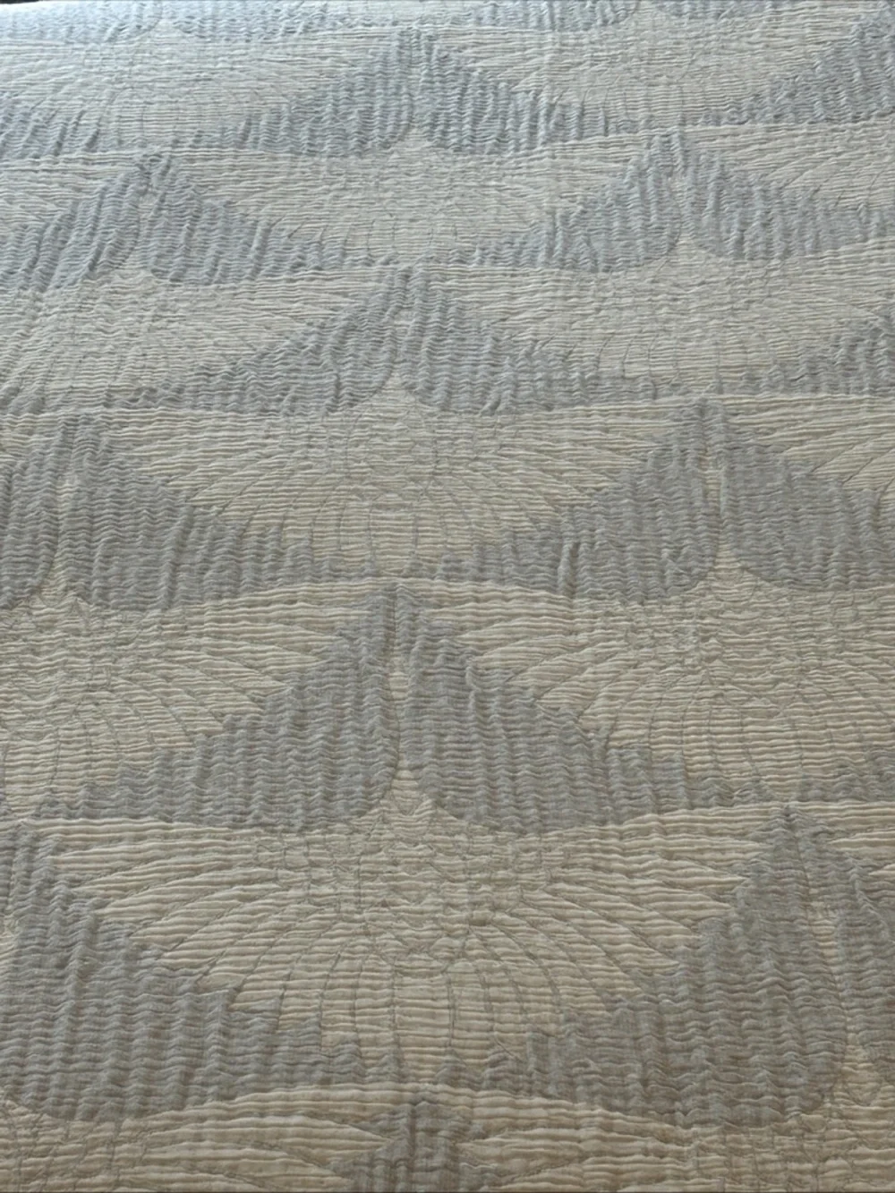 Modern Woven Throw Wedding Silver Gray + White Feathered Flock Jacquard Cotton